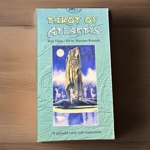 Tarot of Atlantis Tarocchi di Atlantide Lo Scarabeo 2004 Rare OOP-Excellent Cond